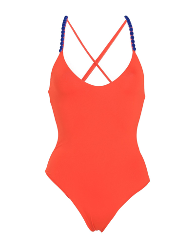 S And S One-piece Swimsuits In Orange