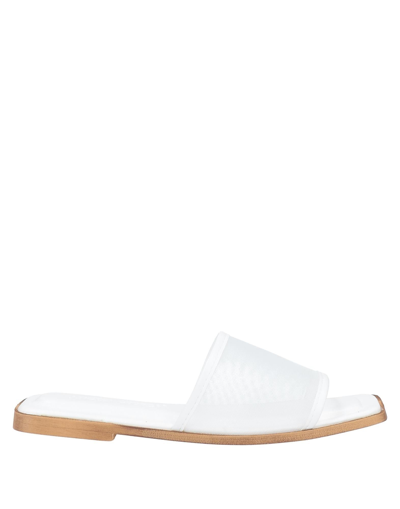 Angela George Sandals In White