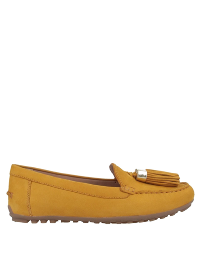 Geox Loafers In Yellow