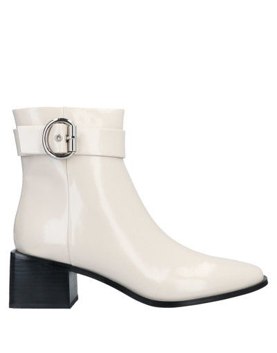 Jeffrey Campbell Ankle Boots In White