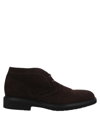 Doucal's Ankle Boots In Dark Brown