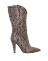 Hilya Knee Boots In Khaki