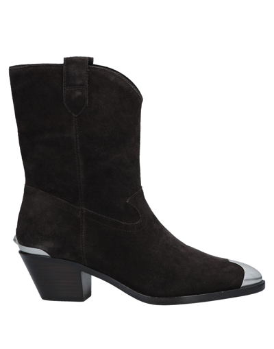 Ash Ankle Boots In Brown