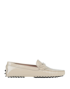 TOD'S TOD'S WOMAN LOAFERS SAND SIZE 5 SOFT LEATHER