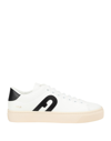 Furla Side Logo-patch Detail Sneakers In White