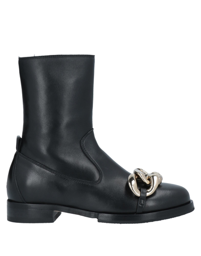 Ndegree21 Ankle Boots In Black