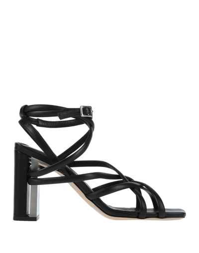 Vic Matie Sandals In Black