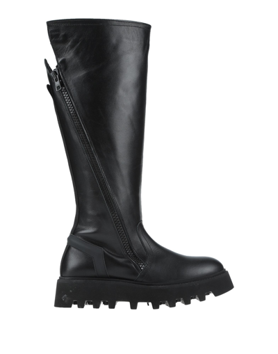 Bruno Bordese Knee Boots In Black