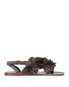 Brunello Cucinelli Sandals In Brown