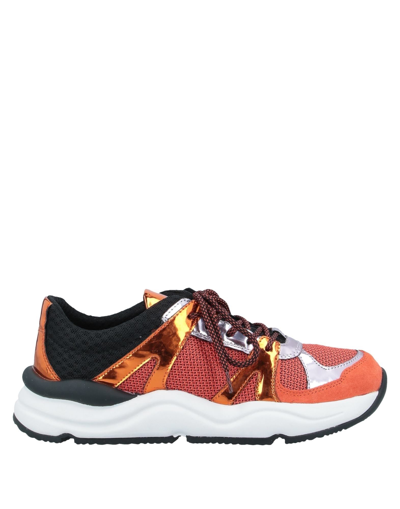 Geox Sneakers In Orange