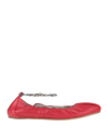 Vic Matie Ballet Flats In Red