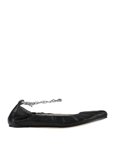 Vic Matie Ballet Flats In Black