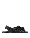 Vic Matie Vic Matiē Woman Sandals Black Size 6 Soft Leather In Black