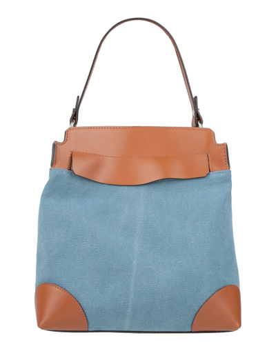 Ab Asia Bellucci Handbags In Slate Blue