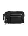 Topshop Leather Crossbody In Black In Black
