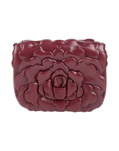 Valentino Garavani Handbags In Maroon