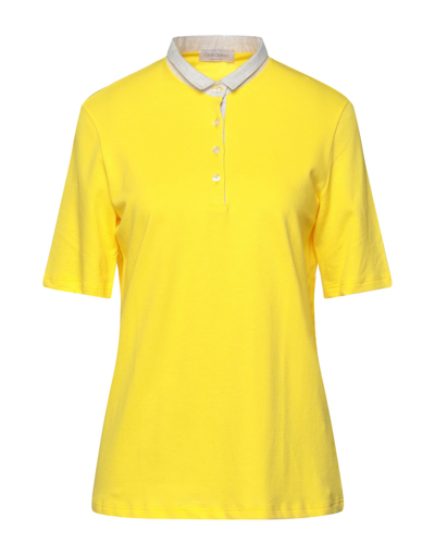 Gran Sasso Polo Shirts In Yellow