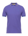 Sun 68 Polo Shirts In Purple