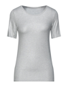 Majestic T-shirts In Light Grey