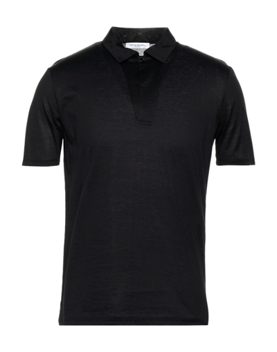 Paolo Pecora Polo Shirts In Black