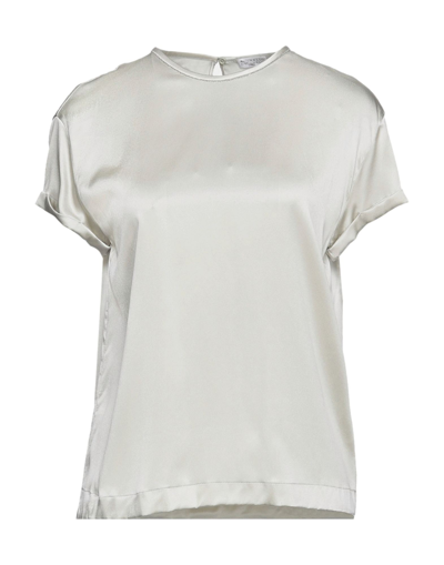 Brunello Cucinelli Blouses In Military Green