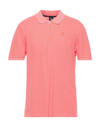 North Sails Polo Shirts In Coral
