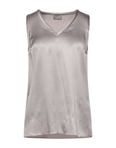 Brunello Cucinelli Tops In Grey