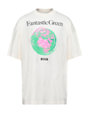 Msgm T-shirts In White