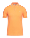 Sun 68 Polo Shirts In Orange