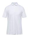 Brunello Cucinelli Polo Shirts In Light Grey