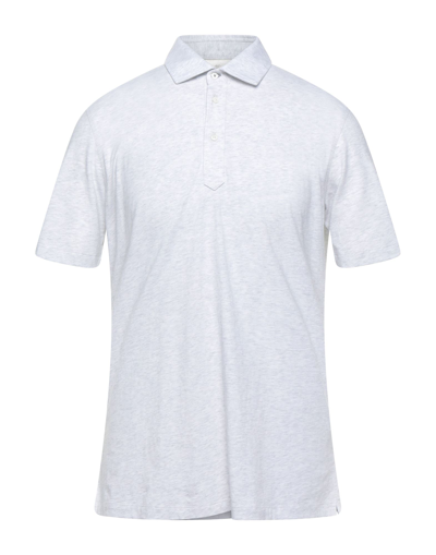 Brunello Cucinelli Polo Shirts In Light Grey