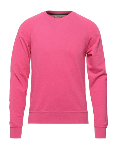 Obvious Basic Sweatshirts In Fuchsia