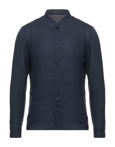Brunello Cucinelli Shirts In Blue