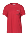 Brunello Cucinelli T-shirts In Red