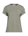 Brunello Cucinelli T-shirts In Military Green