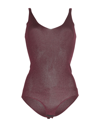 Brunello Cucinelli Tops In Maroon
