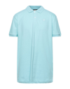 Beverly Hills Polo Club Polo Shirts In Sky Blue