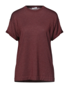 Brunello Cucinelli Sweaters In Maroon