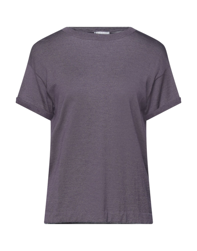 Brunello Cucinelli Sweaters In Mauve