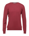 Paolo Pecora Sweaters In Maroon