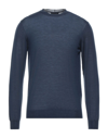 Giorgio Armani Sweaters In Blue