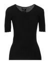 Giorgio Armani Sweaters In Black