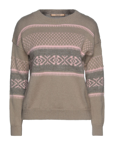 Nuur Sweaters In Beige