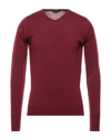 John Smedley Sweaters In Garnet