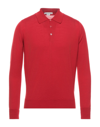 John Smedley Sweaters In Red