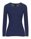 Giorgio Armani Sweaters In Dark Blue