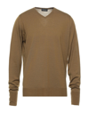 John Smedley Sweaters In Camel