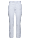 Bonheur Woman Pants White Size 29 Cotton, Elastane