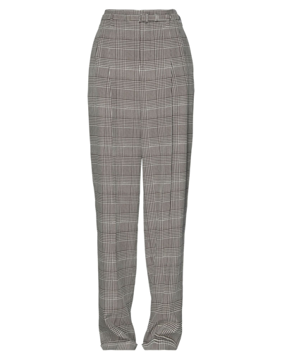 Ralph Lauren Stamford Glen Plaid Wool Twill Pant In Brown