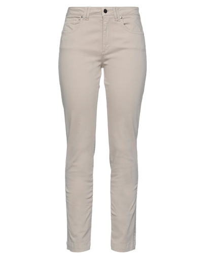 D-exterior Pants In Beige